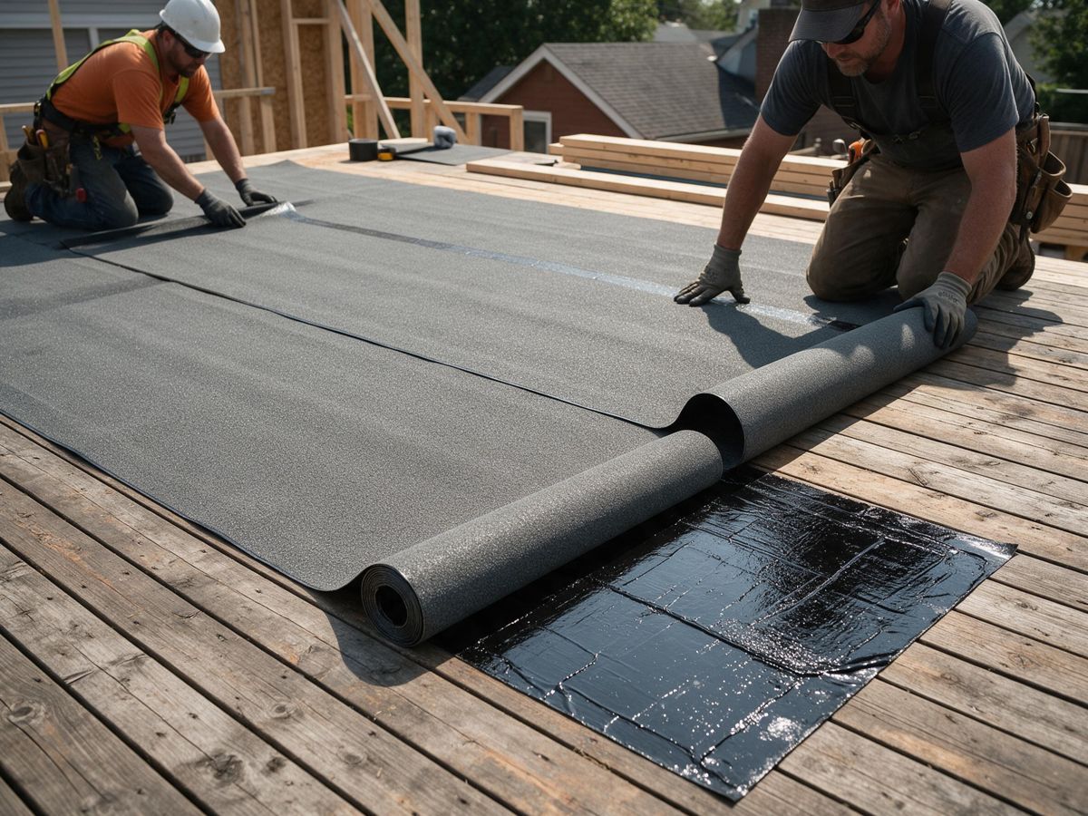 roofing project in Downtown, Evansville