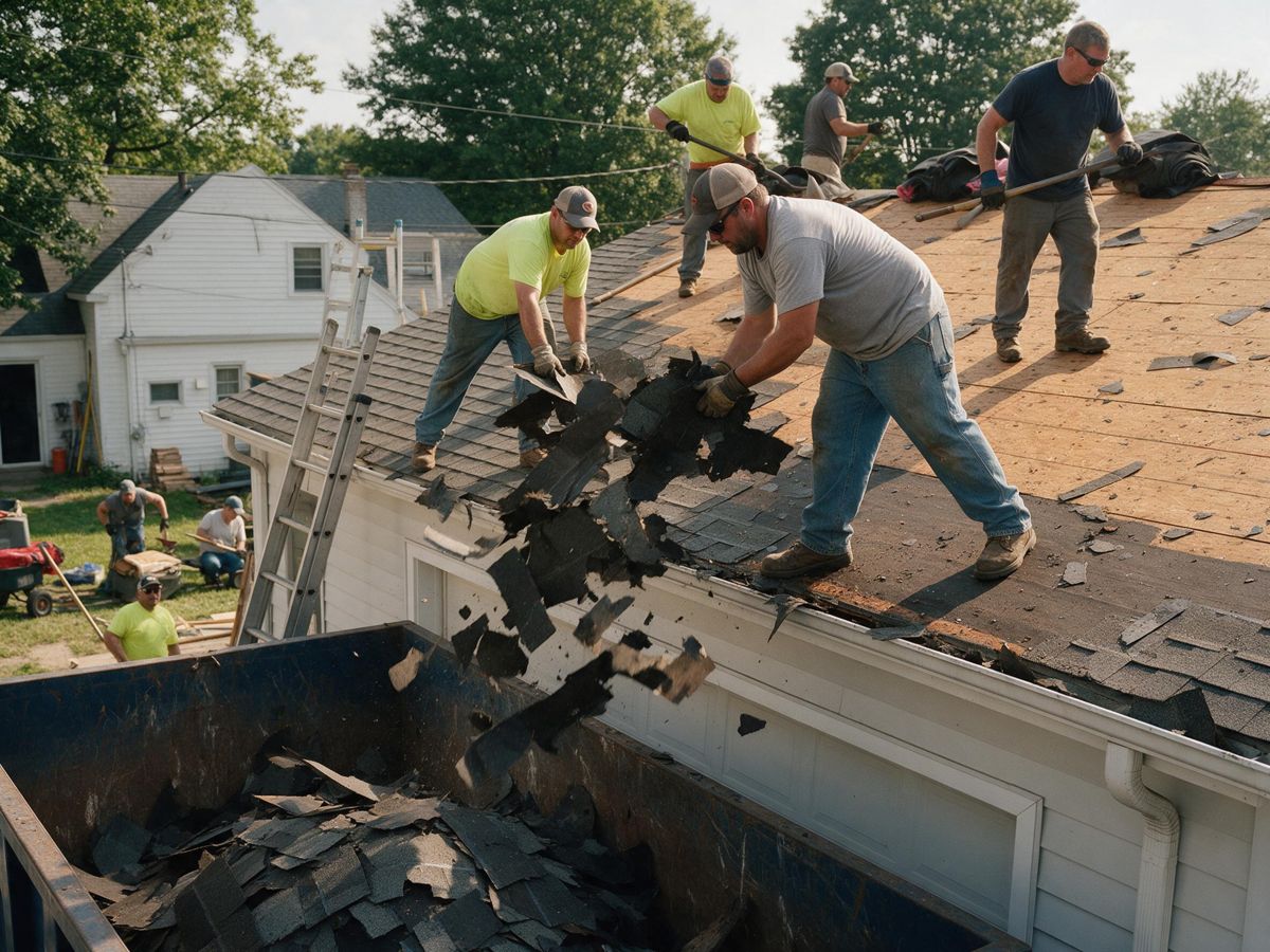 roofing project in Mount Vernon, IN